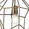 Destiny Large Pendant, 1 x E27, Antique Brass additional 11