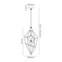 Destiny Large Pendant, 1 x E27, Antique Brass additional 13