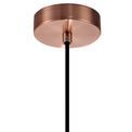Vienna Small Pendant, 1 x E27, Antique Copper/Black additional 10