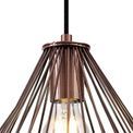 Vienna Small Pendant, 1 x E27, Antique Copper/Black additional 9