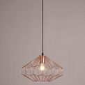 Vienna Medium Pendant, 1 x E27, Antique Copper/Black additional 1