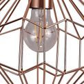 Vienna Medium Pendant, 1 x E27, Antique Copper/Black additional 6