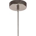 Lyla Elliptical Sphere Pendant, 1 x E27, Polished Nickel additional 11