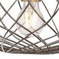 Lyla Elliptical Sphere Pendant, 1 x E27, Polished Nickel additional 9