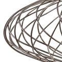 Lyla Elliptical Sphere Pendant, 1 x E27, Polished Nickel additional 7