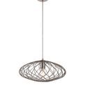 Lyla Elliptical Sphere Pendant, 1 x E27, Polished Nickel additional 3