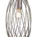 Lyla Curved Cylinder Pendant, 1 x E27, Polished Nickel additional 9