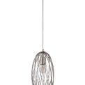 Lyla Curved Cylinder Pendant, 1 x E27, Polished Nickel additional 4