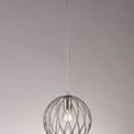 Lyla Sphere Pendant, 1 x E27, Polished Nickel additional 1