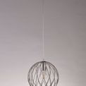 Lyla Sphere Pendant, 1 x E27, Polished Nickel additional 2