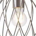 Lyla Sphere Pendant, 1 x E27, Polished Nickel additional 6
