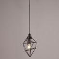 Destiny Small Pendant, 1 x E27, Black Nickel additional 1