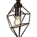 Destiny Small Pendant, 1 x E27, Black Nickel additional 6
