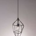 Destiny Large Pendant, 1 x E27, Black Nickel additional 1