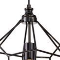 Destiny Large Pendant, 1 x E27, Black Nickel additional 9