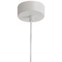 Samira Pendant, 1 x E27, White Paintable Gypsum additional 7