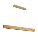 Asia Linear Pendant , 2 x 20W LED, 3000K, 1662lm, Oak, Matt White, additional 4