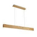 Asia Linear Pendant , 2 x 20W LED, 3000K, 1662lm, Oak, Matt White, additional 3