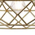 Evie Elliptical Sphere Pendant, 1 x E27, Polished Brass additional 8