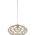 Evie Elliptical Sphere Pendant, 1 x E27, Polished Brass additional 12