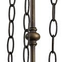 Marina Uplighter Suspension Kit, 2 x E27, Aged Antique Brass additional 4