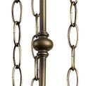 Marina Uplighter Suspension Kit, 3 x E27, Aged Antique Brass additional 6
