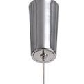 *Leah 1 Light Pendant, 1 x 5W LED, 3000K, 118lm, Polished Chrome, additional 9