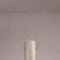 Aleana Single Pendant, 1 x E27, Satin Nickel/Polished Chrome additional 1