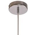 Aleana Single Pendant, 1 x E27, Satin Nickel/Polished Chrome additional 5