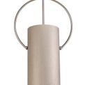 Aleana Single Pendant, 1 x E27, Satin Nickel/Polished Chrome additional 6