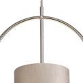 Aleana Single Pendant, 1 x E27, Satin Nickel/Polished Chrome additional 7
