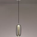 Bethany Pendant, 1 x 8W LED, 4000K, 720lm, Smoked/Black, additional 1