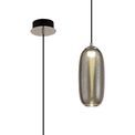Bethany Pendant, 1 x 8W LED, 4000K, 720lm, Smoked/Black, additional 5