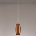 Bethany Pendant, 1 x 8W LED, 4000K, 720lm, Copper/Black, additional 2