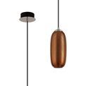 Bethany Pendant, 1 x 8W LED, 4000K, 720lm, Copper/Black, additional 4