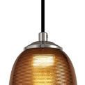 Bethany Pendant, 1 x 8W LED, 4000K, 720lm, Copper/Black, additional 7