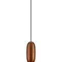 Bethany Pendant, 1 x 8W LED, 4000K, 720lm, Copper/Black, additional 6