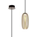 Bethany Pendant, 1 x 8W LED, 4000K, 720lm, Champagne/Black, additional 5