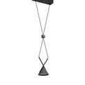 Xyla Pendant 1 Light, 1 x 3W LED, 3000K, 110lm, Sand Black/Grey, additional 4