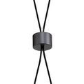Xyla Pendant 1 Light, 1 x 3W LED, 3000K, 110lm, Sand Black/Grey, additional 7