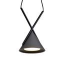 Xyla Pendant 1 Light, 1 x 3W LED, 3000K, 110lm, Sand Black/Grey, additional 6