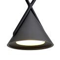 Xyla Pendant 1 Light, 1 x 3W LED, 3000K, 110lm, Sand Black/Grey, additional 5