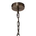 Lisa Pendant, 1 Light E27, Antique Brass/Amber additional 10