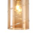 Lisa Pendant, 1 Light E27, Antique Brass/Amber additional 7
