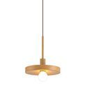 Lydia Single Pendant, 1 Light Adjustable E27, Wood Effect additional 12