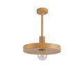 Lydia Single Pendant, 1 Light Adjustable E27, Wood Effect additional 9