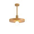 Lydia Single Pendant, 1 Light Adjustable E27, Wood Effect additional 6