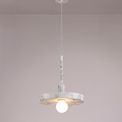 Lydia Single Pendant, 1 Light Adjustable E27, Marble Effect additional 4