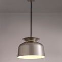 Thea Single Pendant, 1 Light Adjustable E27, Satin Nickel additional 1