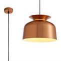 Thea Single Pendant, 1 Light Adjustable E27, Copper additional 5